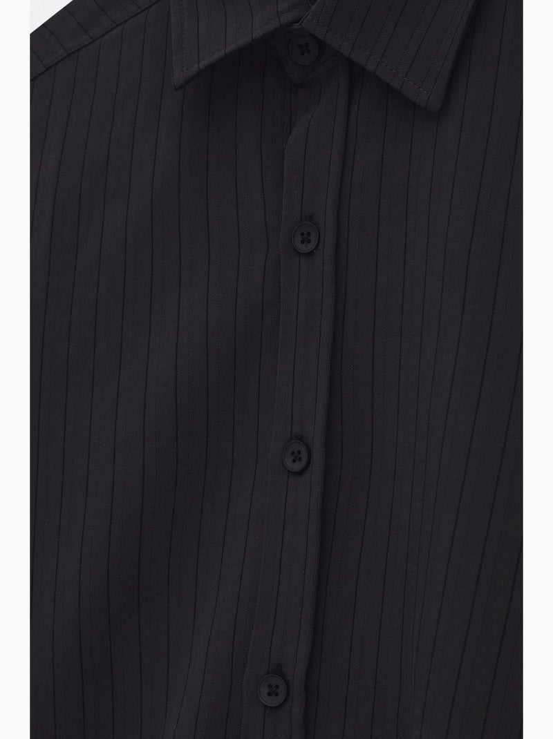 Camisa de gola lisa giesto Preto - Kiabi