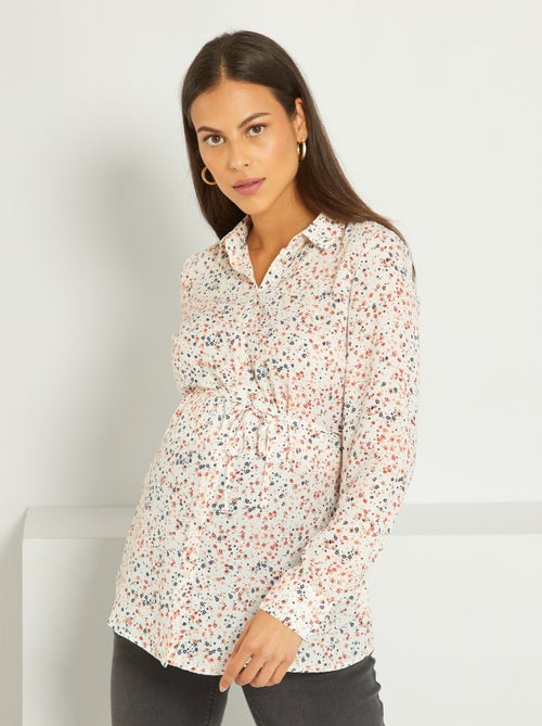 Camisa de grávida estampada - Kiabi