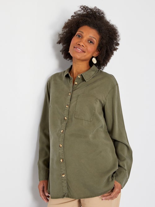 Camisa de grávida fluida e leve - Kiabi