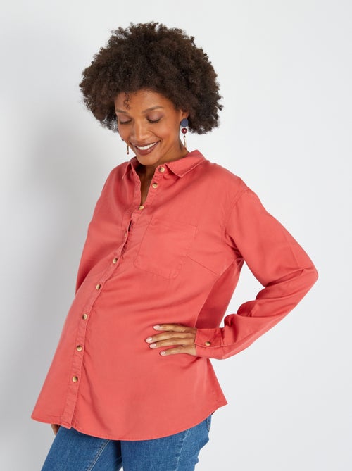 Camisa de grávida fluida e leve - Kiabi