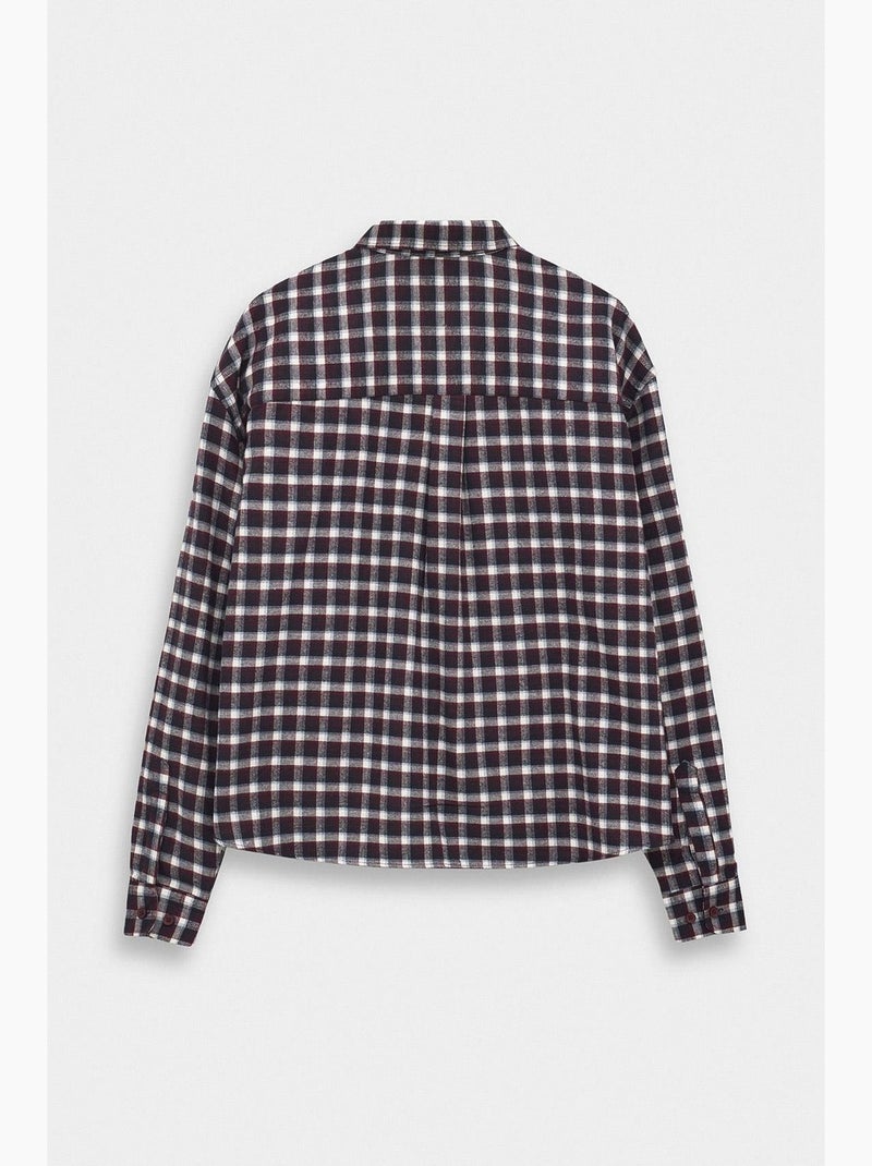Camisa de homem giesto Vermelho bordô - Kiabi