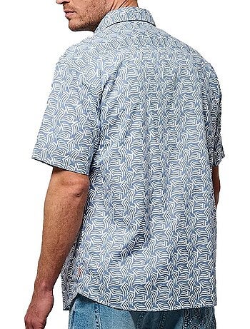 Camisa de Homem Kaporal BAHIA Azul/Branco