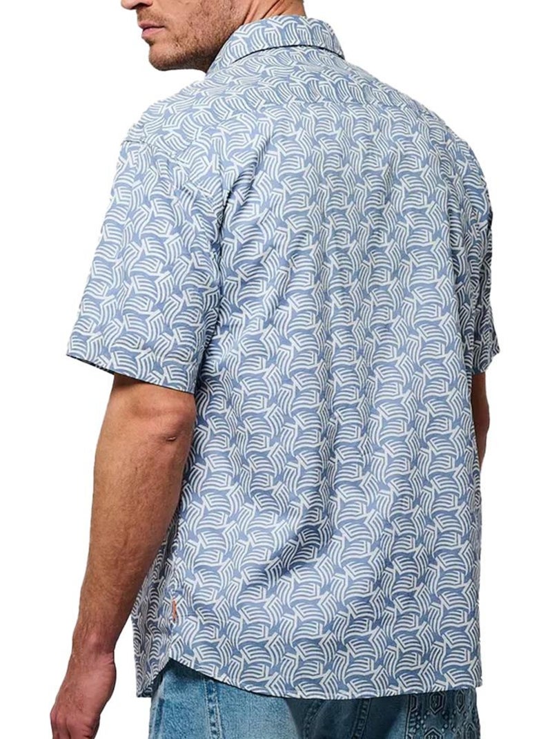 Camisa de Homem Kaporal BAHIA Azul/Branco Azul - Kiabi