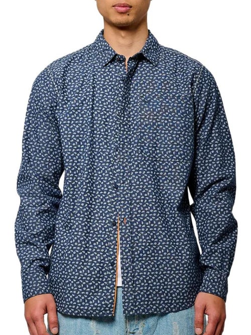 Camisa de homem kaporal bayun azul-marinho - Kiabi