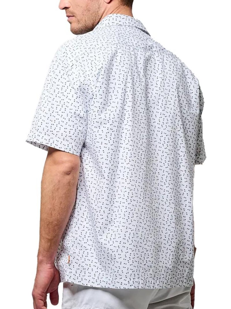 Camisa de Homem Kaporal BLOCK Branca/Azul-Marinho Branco - Kiabi
