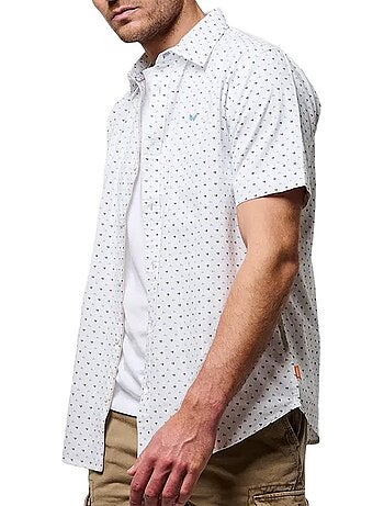Camisa de Homem Kaporal BOBS Branca/Azul