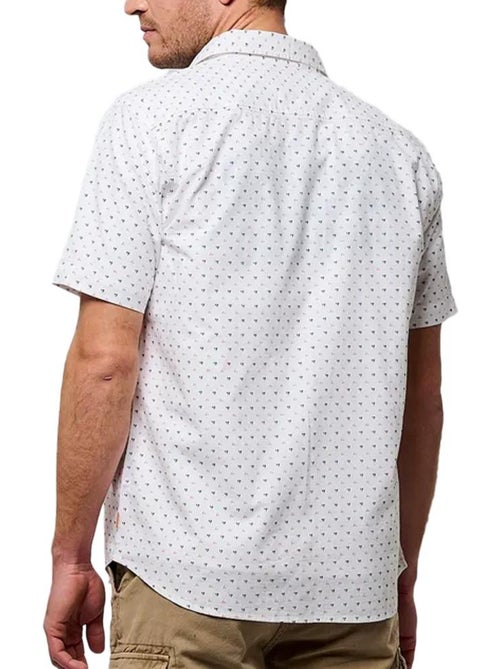 Camisa de homem kaporal bobs branca/laranja - Kiabi Camisa de homem kaporal bobs branca/laranja - Kiabi