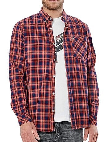 Camisa de Homem Kaporal CORY Vermelho/Azul-Marinho