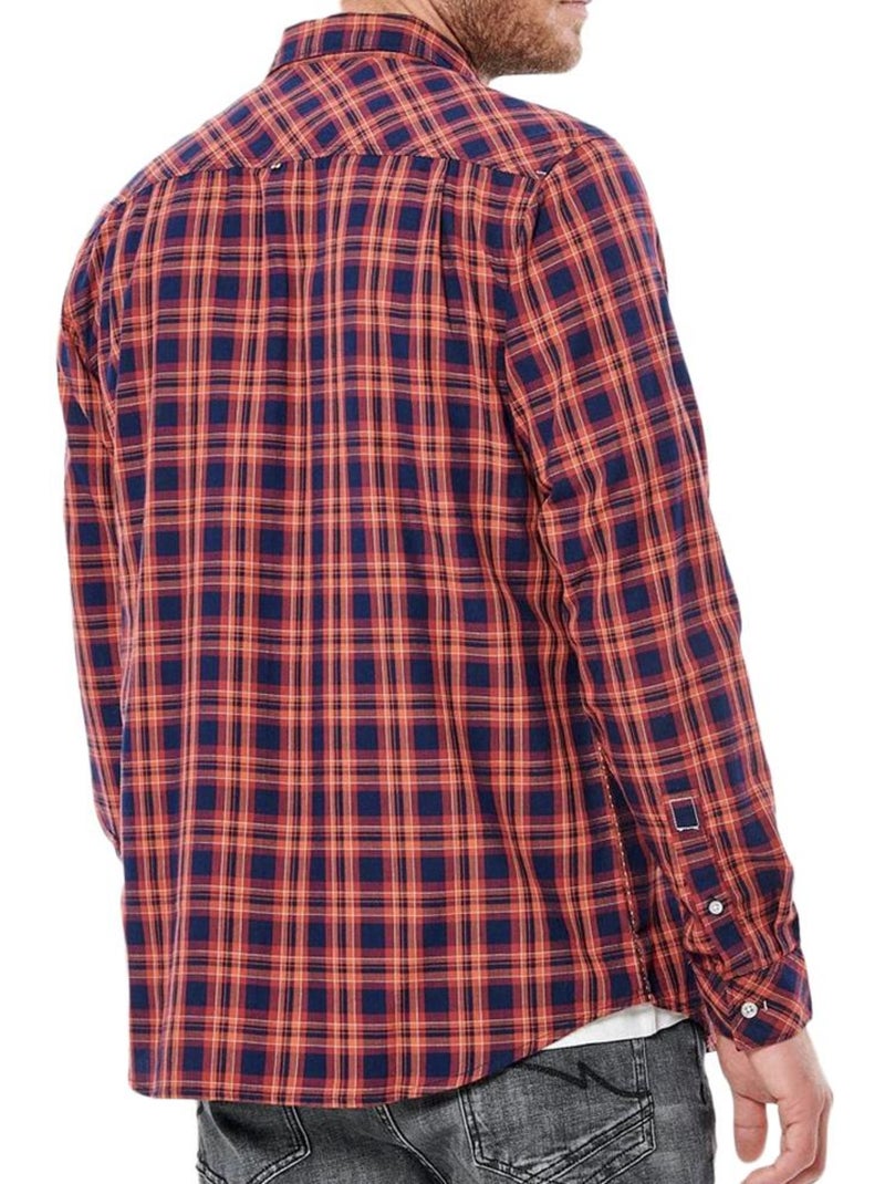 Camisa de Homem Kaporal CORY Vermelho/Azul-Marinho Vermelho - Kiabi