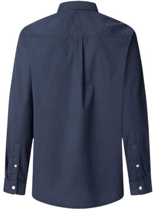 Camisa de Homem Pepe Jeans Arnold Azul-Marinho - Kiabi Camisa de Homem Pepe Jeans Arnold Azul-Marinho - Kiabi