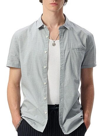 Chemise de Manga Curta Azul-Marinho para Homem Teddy Smith 10711556D
