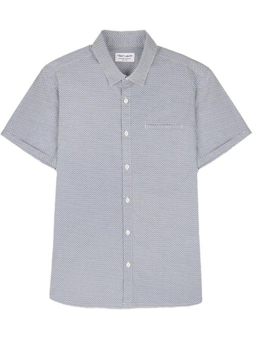 Camisa de Homem Teddy Smith Cut Azul com Padrões 10711556D - Kiabi Camisa de Homem Teddy Smith Cut Azul com Padrões 10711556D - Kiabi
