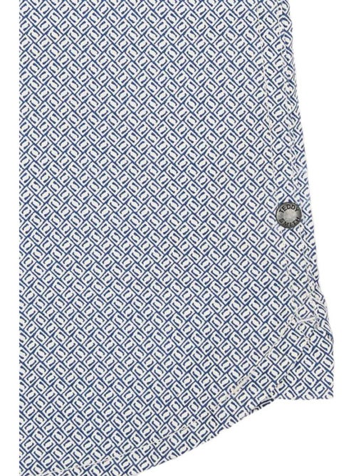 Camisa de Homem Teddy Smith Cut Azul com Padrões 10711556D - Kiabi Camisa de Homem Teddy Smith Cut Azul com Padrões 10711556D - Kiabi