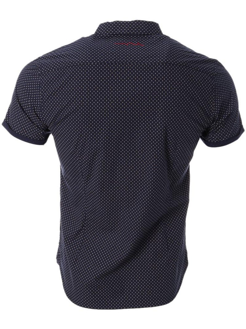 Camisa de Homem Teddy Smith Cut MC 10711556D com Padrão Marinho Azul-marinho/Branco - Kiabi
