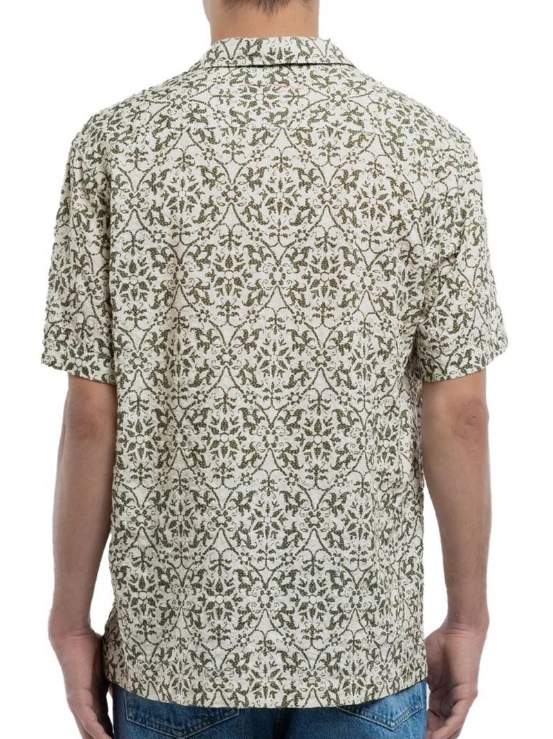 Camisa de homem teddy smith raymond bege/caqui Verde cáqui claro - Kiabi