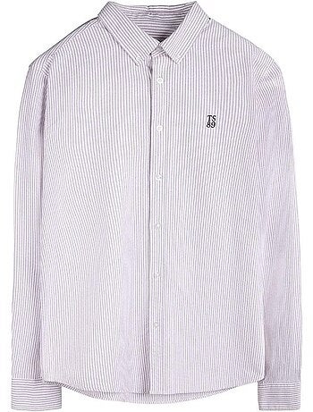 Camisa de Homem Teddy Smith Stanley com Riscas Cor-de-Rosa