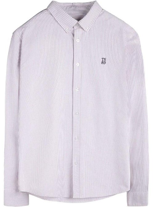 Camisa de Homem Teddy Smith Stanley com Riscas Cor-de-Rosa - Kiabi Camisa de Homem Teddy Smith Stanley com Riscas Cor-de-Rosa - Kiabi