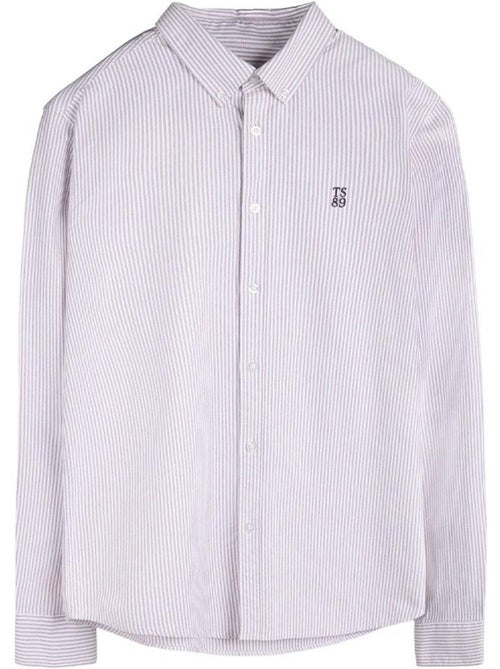 Camisa de Homem Teddy Smith Stanley com Riscas Cor-de-Rosa - Kiabi Camisa de Homem Teddy Smith Stanley com Riscas Cor-de-Rosa - Kiabi