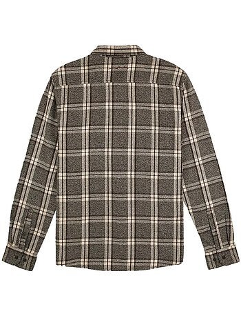 Camisa de homem teddy smith xadrez castanha 10716621d