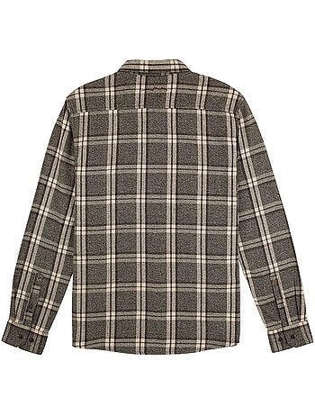Camisa de homem teddy smith xadrez castanha 10716621d