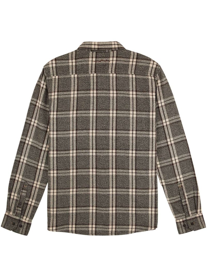 Camisa de Homem Teddy Smith Xadrez Castanha 10716621D Castanho-capuccino - Kiabi