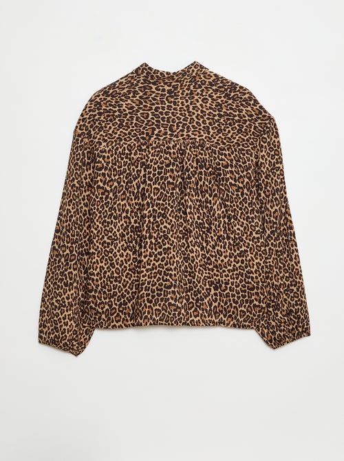 Camisa de leopardo - So Easy - Kiabi