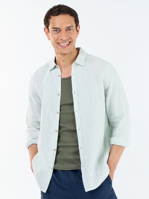 Camisa de linho - Kiabi