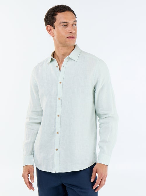 Camisa de linho - Kiabi