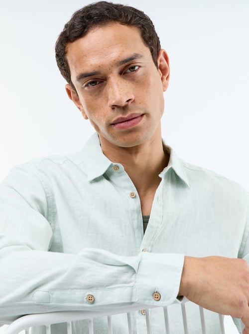 Camisa de linho - Kiabi