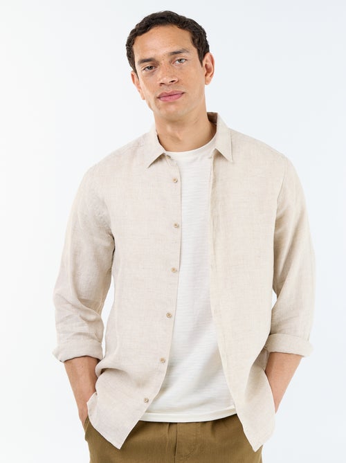 Camisa de linho - Kiabi