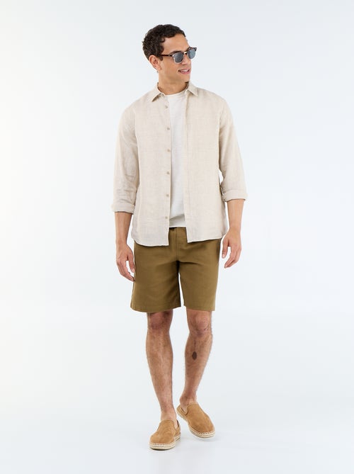 Camisa de linho - Kiabi