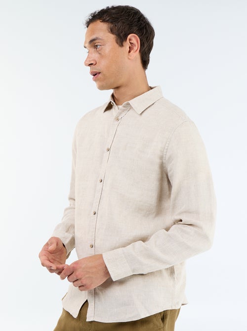 Camisa de linho - Kiabi