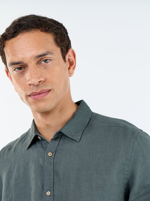 Camisa de linho - Kiabi