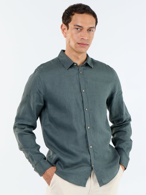 Camisa de linho - Kiabi