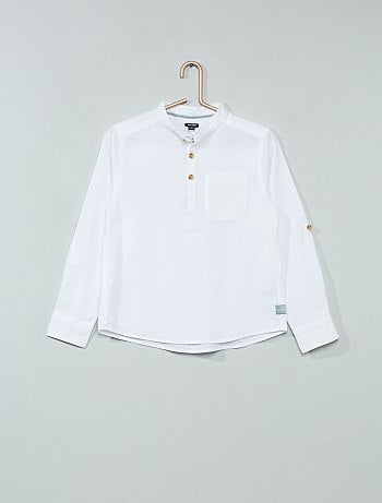 Camisa de linho e algodão - Kiabi