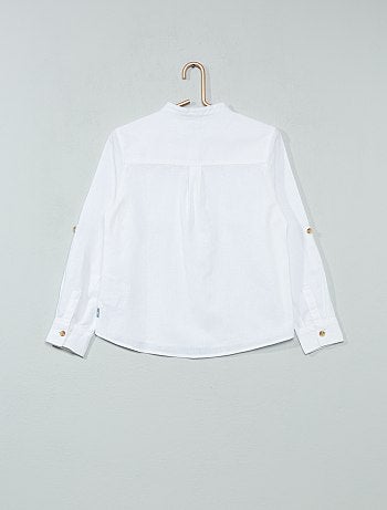 Camisa de linho e algodão - Kiabi