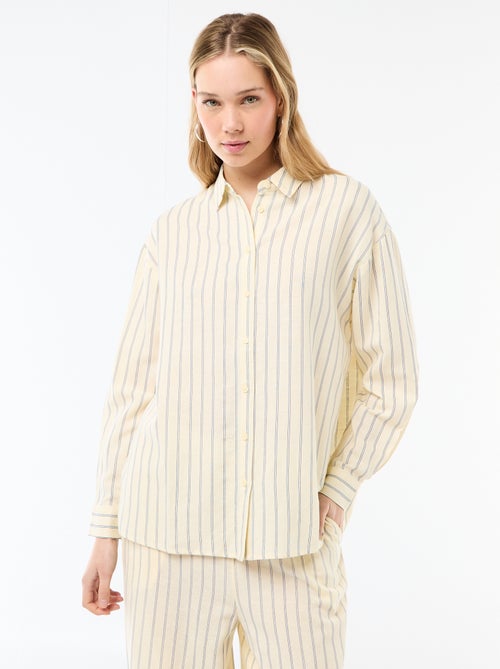 Camisa de linho misto - Kiabi