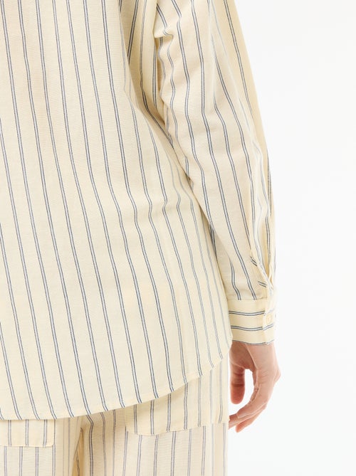 Camisa de linho misto - Kiabi