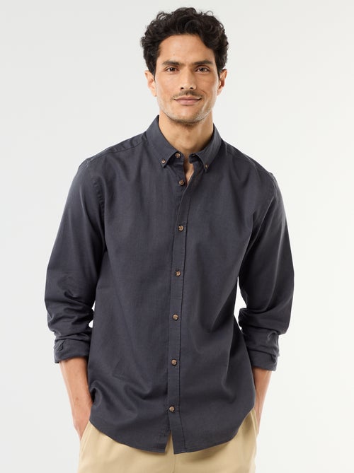 Camisa de linho misto - Kiabi Camisa de linho misto - Kiabi