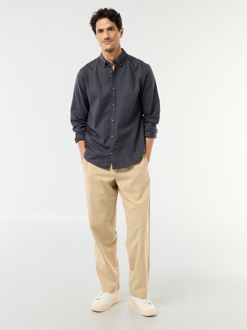 Camisa de linho misto - Kiabi Camisa de linho misto - Kiabi