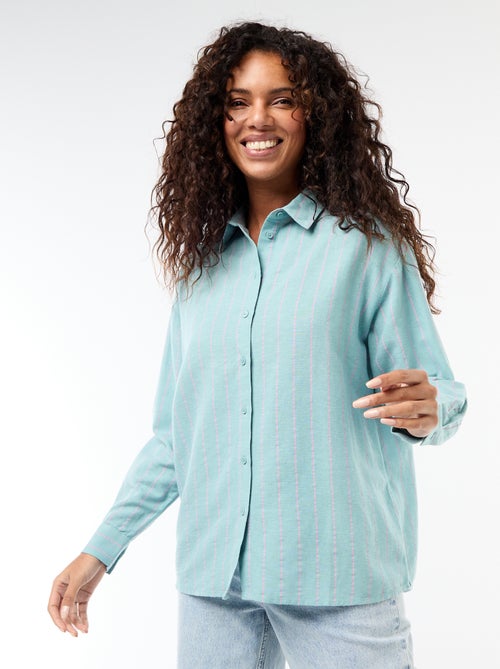 Camisa de linho misto - Kiabi