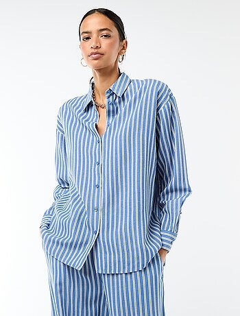 Camisa de linho misto