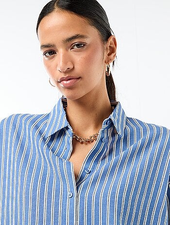 Camisa de linho misto