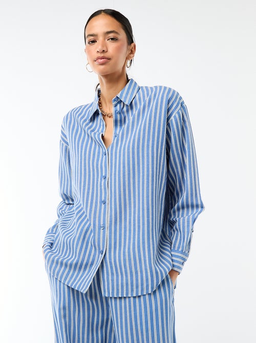 Camisa de linho misto - Kiabi