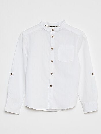 Camisa de linho misto