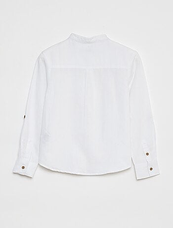 Camisa de linho misto