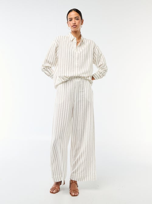 Camisa de linho misto - Kiabi