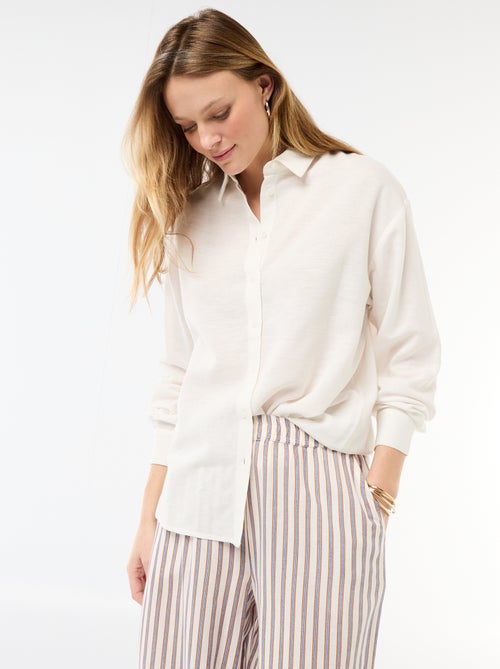 Camisa de linho misto - Kiabi