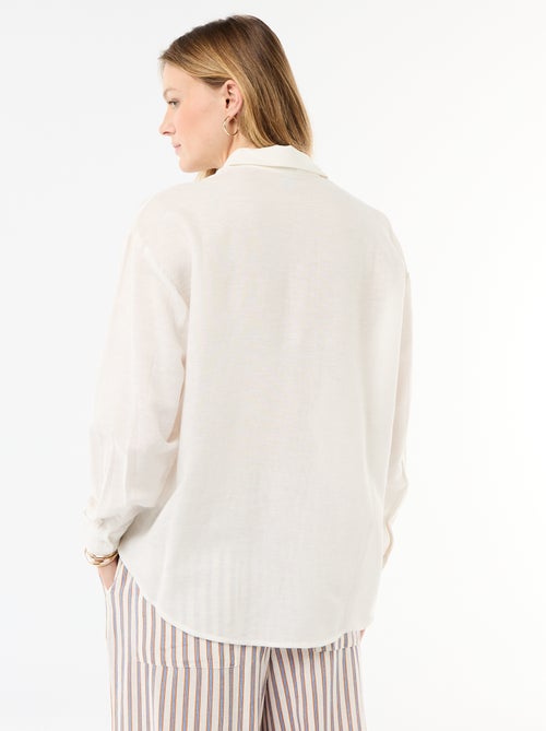 Camisa de linho misto - Kiabi