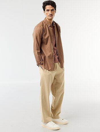 Camisa de linho misto